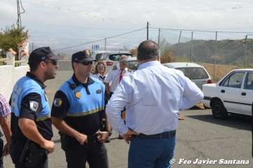 Misa y procesión religiosa en Cazadores  (Foto Francisco Javier Santana)